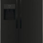 Frigidaire - 25.6 Cu. Ft. Side-by-Side Refrigerator with EvenTemp Cooling System - Black