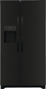 Frigidaire - 25.6 Cu. Ft. Side-by-Side Refrigerator with EvenTemp Cooling System - Black