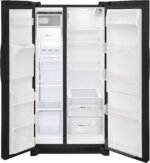 Frigidaire - 25.6 Cu. Ft. Side-by-Side Refrigerator with EvenTemp Cooling System - Black - Image 5