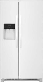 Frigidaire - 25.6 Cu. Ft. Side-by-Side Refrigerator with EvenTemp Cooling System - White