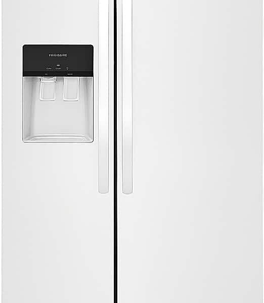 Frigidaire 25.6 Cu. Ft. Side-by-Side Refrigerator EvenTemp Cooling System White from Kings Outlet
