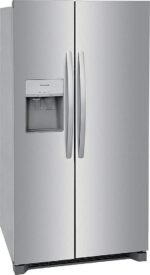 Frigidaire - 25.6 Cu. Ft. Side-by-Side Refrigerator - Stainless Steel - Image 2