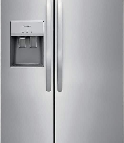 Frigidaire 25.6 Cu. Ft. Side-by-Side Refrigerator Stainless Steel from Kings Outlet