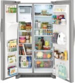 Frigidaire - 25.6 Cu. Ft. Side-by-Side Refrigerator - Stainless Steel - Image 5