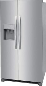 Frigidaire - 25.6 Cu. Ft. Side-by-Side Refrigerator - Stainless Steel - Image 3