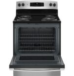 GE - 5.0 Cu. Ft. Freestanding Electric Range - Stainless Steel - Image 3