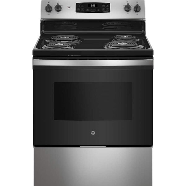 GE 5.0 Cu. Ft. Freestanding Electric Range Stainless Steel from Kings Outlet
