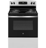 GE 5.0 Cu. Ft. Freestanding Electric Range Stainless Steel from Kings Outlet