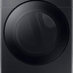 Samsung - 7.5 Cu. Ft. Stackable Smart Gas Dryer with Steam and Sensor Dry - Brushed Black