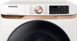 Samsung 5.0 Cu. Ft. High-Efficiency Stackable Smart Front Load Washer Steam Super Speed Wash from Kings Outlet
