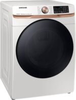 Samsung - 7.5 Cu. Ft. Stackable Smart Electric Dryer with Steam and Sensor Dry - Ivory - Image 5