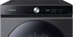 Samsung - BESPOKE 7.6 Cu. Ft. Stackable Smart Electric Dryer with Steam and Super Speed Dry - Brushed Black - Image 2