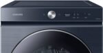 Samsung BESPOKE 7.6 Cu. Ft. Stackable Smart Electric Dryer Steam AI Optimal Dry Brushed from Kings Outlet