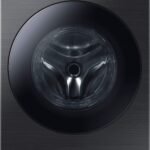 Samsung - BESPOKE 5.3 Cu. Ft. High-Efficiency Stackable Smart Front Load Washer with Steam and Super Speed Wash - Brushed Black