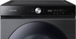 Samsung - BESPOKE 5.3 Cu. Ft. High-Efficiency Stackable Smart Front Load Washer with Steam and Super Speed Wash - Brushed Black - Image 2