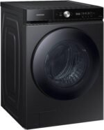 Samsung - BESPOKE 5.3 Cu. Ft. High-Efficiency Stackable Smart Front Load Washer with Steam and Super Speed Wash - Brushed Black - Image 5