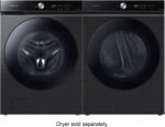 Samsung - BESPOKE 5.3 Cu. Ft. High-Efficiency Stackable Smart Front Load Washer with Steam and Super Speed Wash - Brushed Black - Image 7