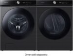 Samsung - BESPOKE 5.3 Cu. Ft. High-Efficiency Stackable Smart Front Load Washer with Steam and Super Speed Wash - Brushed Black - Image 7