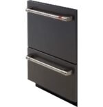 Café - 24" Top Control Built-In Double Drawer Dishwasher, Customizable - Matte Black - Image 7
