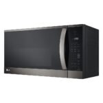 LG - 1.8 Cu. Ft. Over-the-Range Microwave with Sensor Cooking and EasyClean - Black Stainless Steel - Image 3