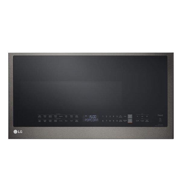 LG 1.7 Cu. Ft. Convection Over-the-Range Smart Microwave Sensor Cooking Air Fry Black Stainless from Kings Outlet