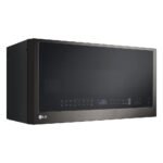 LG - 1.7 Cu. Ft. Convection Over-the-Range Smart Microwave with Sensor Cooking and Air Fry - Black Stainless Steel - Image 3