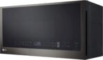 LG - 2.0 Cu. Ft. Over-the-Range Microwave with Sensor Cooking and EasyClean - Black Stainless Steel - Image 3