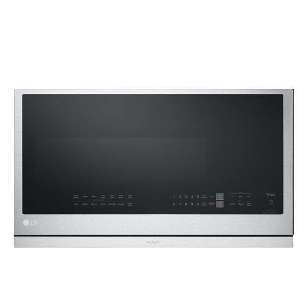 LG 2.1 Cu. Ft. Over-the-Range Smart Microwave Sensor Cooking ExtendaVent 2.0 Stainless Steel from Kings Outlet