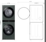 LG 4.5 Cu. Ft. HE Smart Front Load Washer 7.4 Cu. Ft. Gas Dryer from Kings Outlet