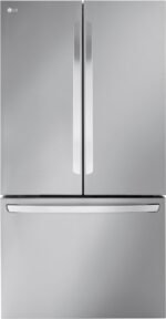 LG Counter-Depth MAX 26.5 Cu. Ft. French Door Smart Refrigerator Internal Water Dispenser Stainless from Kings Outlet