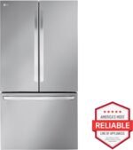LG Counter-Depth MAX 26.5 Cu. Ft. French Door Smart Refrigerator Internal Water Dispenser Stainless from Kings Outlet