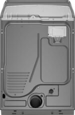 Whirlpool 7.4 Cu. Ft. Smart Electric Dryer Steam Advanced Moisture Sensing Chrome Shadow from Kings Outlet