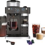 Ninja - Espresso & Coffee Barista System, Single Serve & Nespresso, with 12-Cup Carafe, 4 Styles with Ristretto - Black