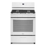 Whirlpool - 5.1 Cu. Ft. Freestanding Gas Range with Edge to Edge Cooktop - White