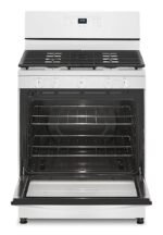 Whirlpool - 5.1 Cu. Ft. Freestanding Gas Range with Edge to Edge Cooktop - White - Image 2