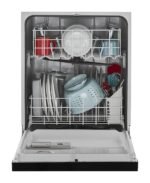 Amana - 24" Front Control Built-In Dishwasher with Triple Filter Wash and 59 dBA - Black - Image 3