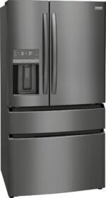 Frigidaire - Gallery 21.5 Cu. Ft. Counter-Depth 4-Door French Door Refrigerator - Black Stainless Steel - Image 3