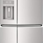 Frigidaire - Gallery 21.3 Cu. Ft. Counter-Depth 4-Door Refrigerator - Smudge Proof Stainless Steel