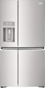 Frigidaire - Gallery 21.3 Cu. Ft. Counter-Depth 4-Door Refrigerator - Smudge Proof Stainless Steel
