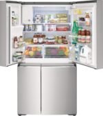 Frigidaire - Gallery 21.3 Cu. Ft. Counter-Depth 4-Door Refrigerator - Smudge Proof Stainless Steel - Image 5