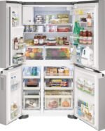 Frigidaire - Gallery 21.3 Cu. Ft. Counter-Depth 4-Door Refrigerator - Smudge Proof Stainless Steel - Image 6