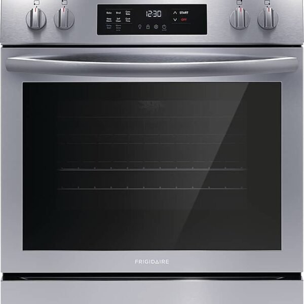 Frigidaire 5.3 Cu. Ft. Freestanding Electric Range Convection Bake Stainless Steel from Kings Outlet