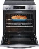 Frigidaire 5.3 Cu. Ft. Freestanding Electric Range Convection Bake Stainless Steel from Kings Outlet