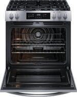 Frigidaire - 5.1 Cu. Ft. Slide-In Gas Range with Self-cleaning and Convection Bake - Stainless Steel - Image 5