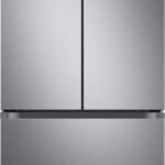 Samsung - 25 cu. ft. 3-Door French Door Smart Refrigerator with Beverage Center - Stainless Steel