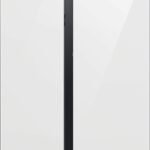 Samsung - BESPOKE Side-by-Side Smart Refrigerator with Beverage Center - White Glass