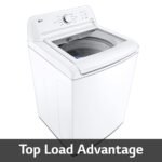 LG 4.1 Cu. Ft. High-Efficiency Top Load Washer TurboDrum Technology White from Kings Outlet