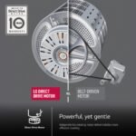 LG 4.1 Cu. Ft. High-Efficiency Top Load Washer TurboDrum Technology White from Kings Outlet