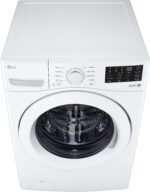 LG - 5.0 Cu. Ft. High-Efficiency Stackable Front Load Washer with 6Motion Technology - White - Image 7