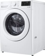 LG - 5.0 Cu. Ft. High-Efficiency Stackable Front Load Washer with 6Motion Technology - White - Image 5